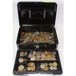 MONEY BOX LOADED WITH COINS
