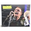 Image 1 : BONO U2 SIGNED 8 X 10 PHOTO WITH COA
