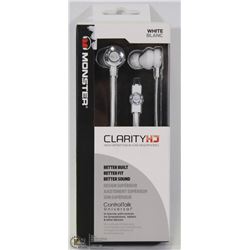 MONSTER CLARITY HD HI DEF IN EAR HEADPHONES