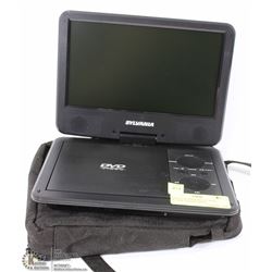SYLVANIA PORTABLE 9" DVD PLAYER WITH REMOTE,