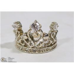 CROWN FASHION RING SIZE 8