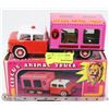 Image 1 : VINTAGE  CIRCUS  TIN LION MOVES COLLECTOR TRUCK