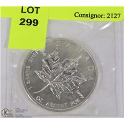SILVER MAPLE LEAF 1-OZ  COIN