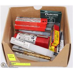 BOX OF APPROX 60 ASST SIZE DRILL BITS