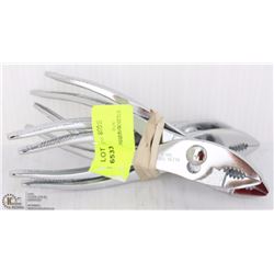 LOT OF 4 SLIP JOINT PLIERS