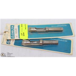 LOT OF 2 DELTA PLUG CUTTER BITS