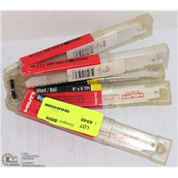 LOT OF 5 PACKS OF 5 HILTI SAWZALL BLADES