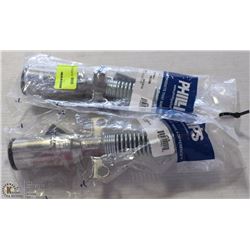 LOT OF 2 PHILIPS 2 POLE PLUGS