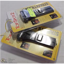 LOT OF 2 TOP SPOT CONVERTIBLE FLASHLIGHTS