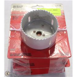 MILWAUKEE 3-3/8" HOLE SAW BITS 3 IN TOTAL