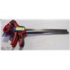 Image 1 : LOT OF 2 WESTWARD 12" TRIGGER CLAMPS