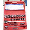 Image 1 : JET 3/4" DRIVE 21PC SAE HEAVY DUTY SOCKET SET IN
