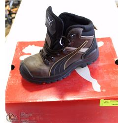 SWANKY PAIR OF WOMENS PUMA SIZE 5 STEEL TOE BOOTS