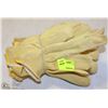 Image 1 : 8 PAIRS OF YELLOW MED GLOVE LINERS