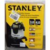 Image 1 : STANLEY STAINLESS STEEL 4GAL SHOP VAC