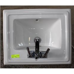 MAAX SINGLE BATHROOM SINK WITH FAUCET
