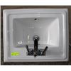 Image 1 : MAAX SINGLE BATHROOM SINK WITH FAUCET