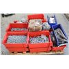 Image 1 : PALLET OF ASSORTED NAILS, BOLTS AND NUTS