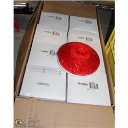 LOT OF 10 SCHOOL BUS STYLE BRAKE LIGHTS