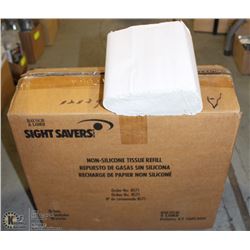 BOX OF SINGLE USE NAPKINS