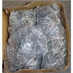 CASE WITH 20 BAGS OF PAPER CLIPS