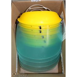 BOX OF 5 NEW YELLOW FULL FACE SHIELDS