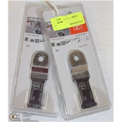 LOT OF 6 FIEN HCS STANDARD BLADES