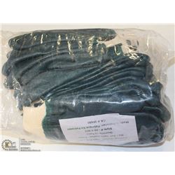 LOT OF 12 PAIRS OF BOB DALE SYNTHETIC GLOVES