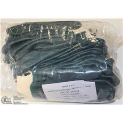 LOT OF 12 PAIRS OF BOB DALE SYNTHETIC GLOVES