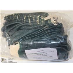 LOT OF 12 PAIRS OF BOB DALE SYNTHETIC GLOVES