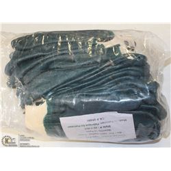 LOT OF 12 PAIRS OF BOB DALE SYNTHETIC GLOVES