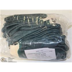 LOT OF 12 PAIRS OF BOB DALE SYNTHETIC GLOVES