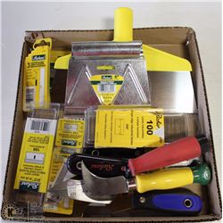 LOT OF ASST RICHARDS BLADES AND SCRAPERS