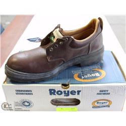 ROYER SIZE 12.5 STEEL TOE BUSINESS SHOES