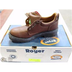 ROYER SIZE 4 STEEL TOE BUSINESS SHOES