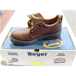 ROYER SIZE 4.5 STEEL TOE BUSINESS SHOES