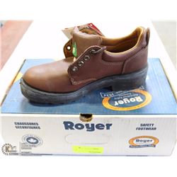 ROYER SIZE 5.5 STEEL TOE BUSINESS SHOES