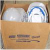 Image 1 : LOT OF 8 GREY HARD HATS