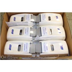 LOT OF 6 PURELL HAND SANITIZER DISPENSERS