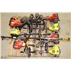 Image 1 : PALLET OF RYOBI AND HOMELIGHT WEED WHACKERS