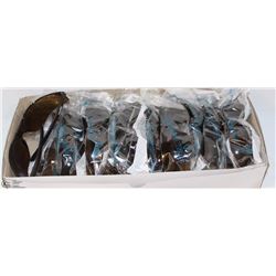 BOX  OF 12 PYRAMEX SAFETY GLASSES ZTEK DARK BROWN