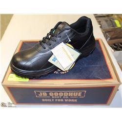 JB GOODHUE SLIP RESISTANT SIZE 8 STEEL TOE SHOES