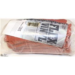 12 PAIRS OF FLEX VINYL GLOVES SIZE SMALL