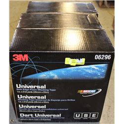 LOT OF 3 BOXES OF 3M NASCAR SOFT EDGE FOAM