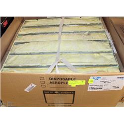 LOT OF 4 POCKET AIR FILTER 24X24X2"