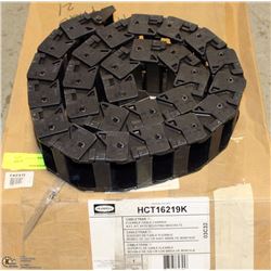 4FT CABLE CARRIER TRACK WITH MOUNTING BRACKETS