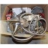 Image 1 : BOX OF PLUMBING ACCESSORIES INCL RAIN SHOWERHEAD