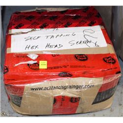 BOX OF SELF TAPPING HEX HEAD SCREWS
