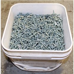 PAIL WITH #8X2 ROUND HEAD SCREWS