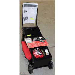 NEW LINCOLN ELECTRIC WELDING CART AND WELDER COVER